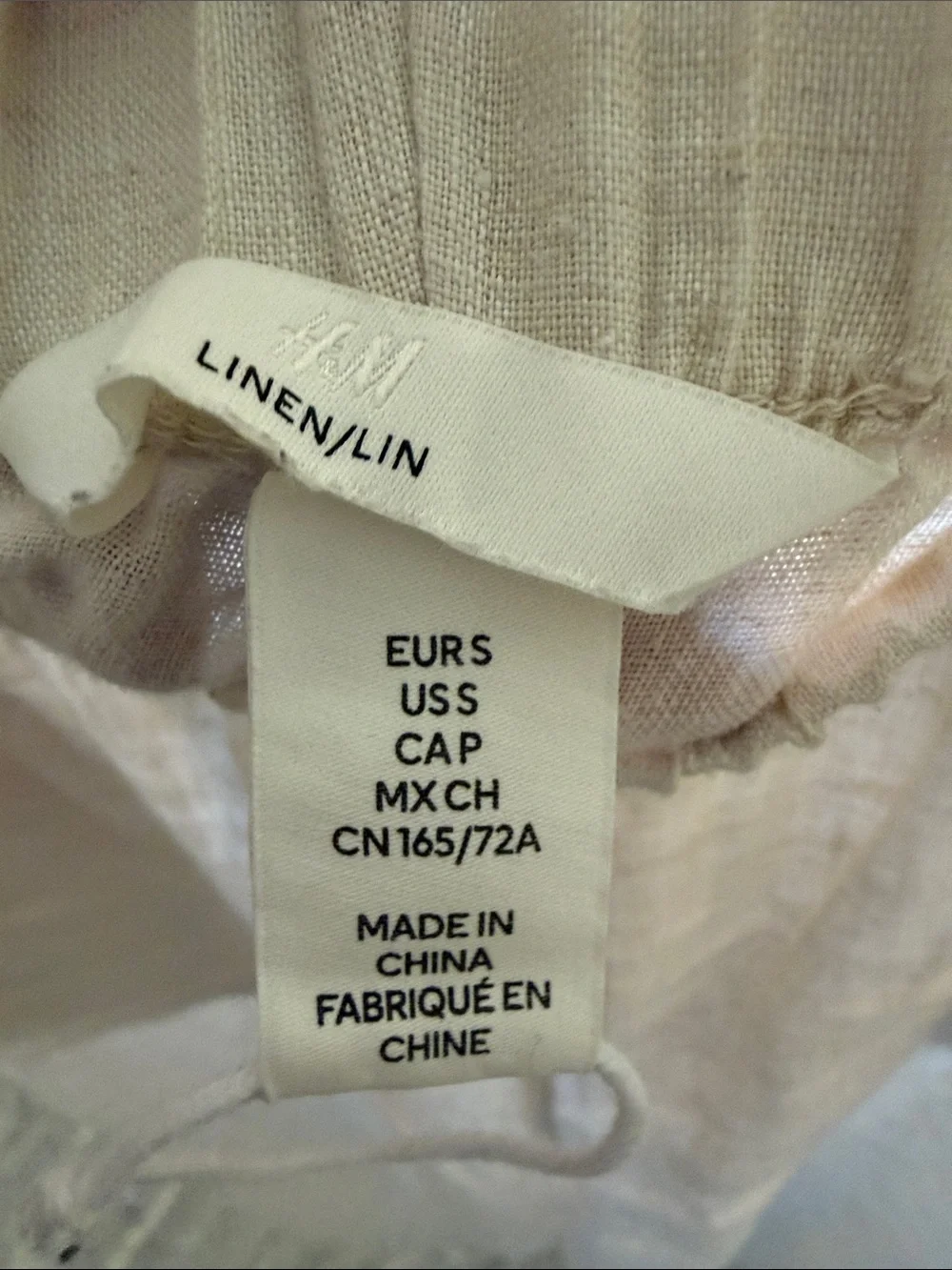 H&M light cream